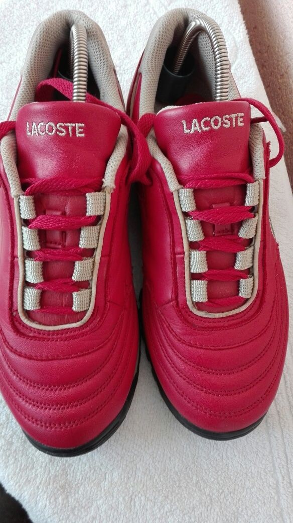 Adidași noi Lacoste nr 39,5 piele