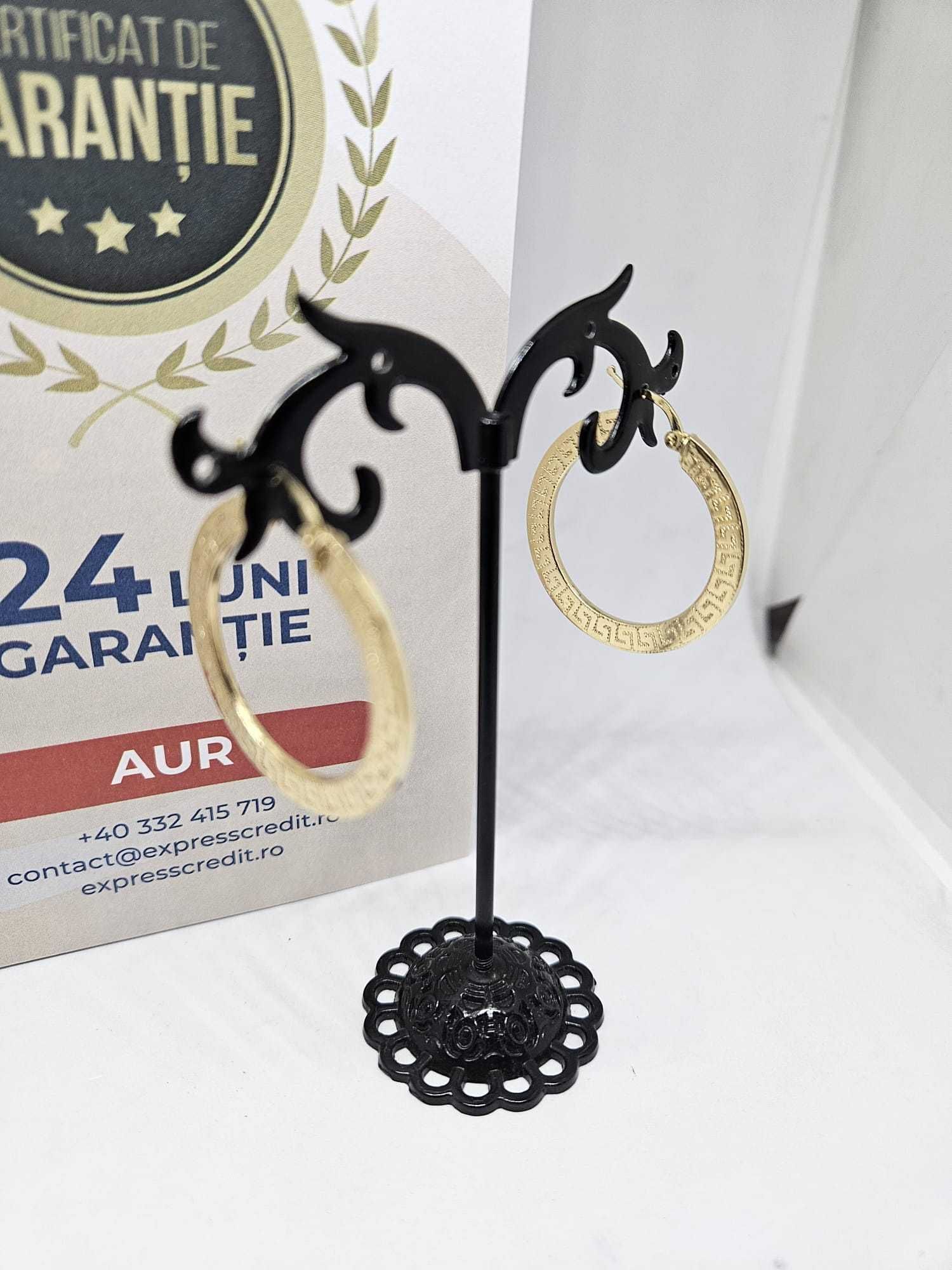 Cercei aur 14K 3.76gr ( Ag1 Alexandru b51096 ) *Garantie 2 ani