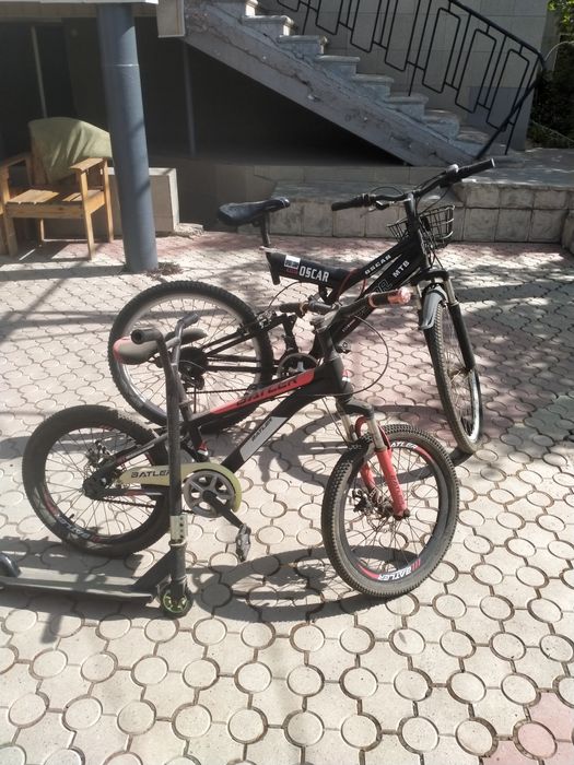 Взрослый и подростковый велосипеды и сомокат