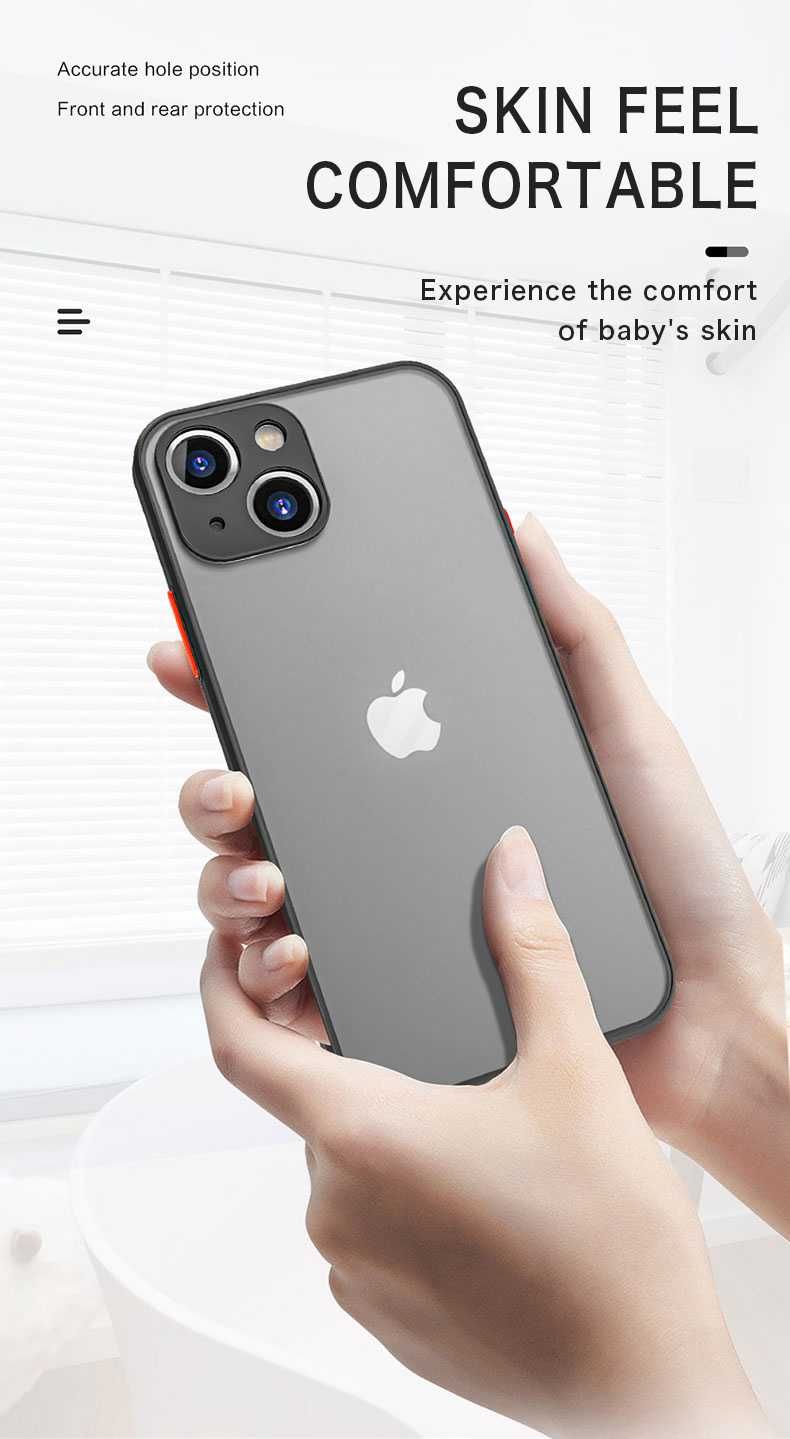 Husa Iphone SE X XS 11 12 13 14 Pro Max Skin Feel Matte Case