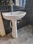Chiuveta Lavoar baie Mondial vase WC freestanding cu rezervor si capac
