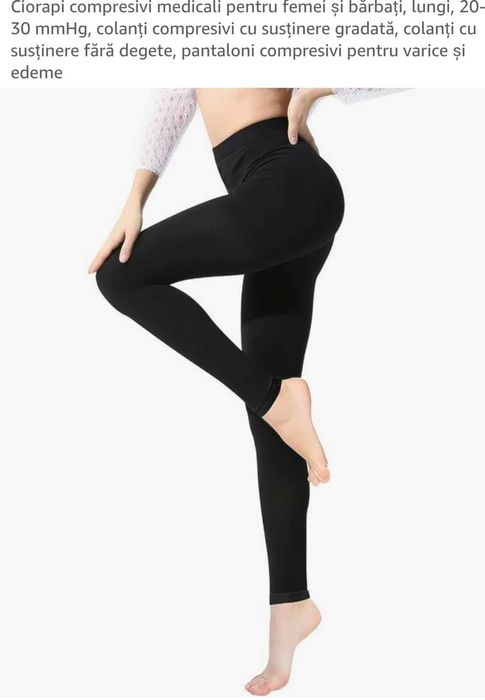 Colanți compresivi medicali BellaAchtung 20-mmHg pentru varice și edem