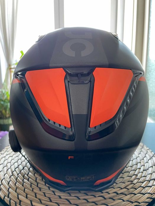 Casca HJC F70 Portocalie Marime M (purtata de 2 ori)