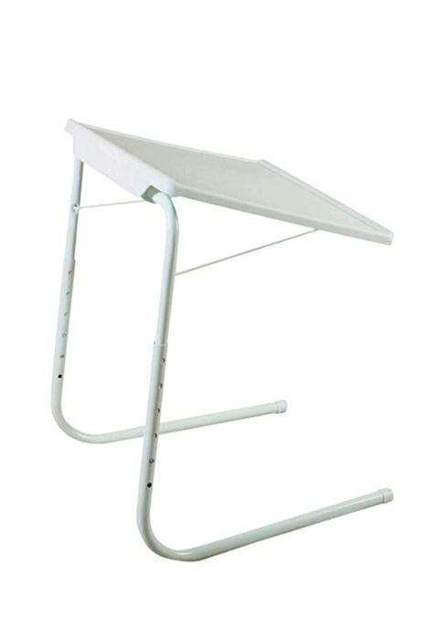 Masa Laptop Multifunctionala, Portabila, Pliabila, Reglabila, alba