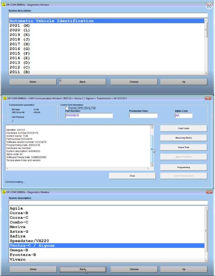 Tester Diagnoza Auto Dedicat OPEL OP-COM Soft 2021