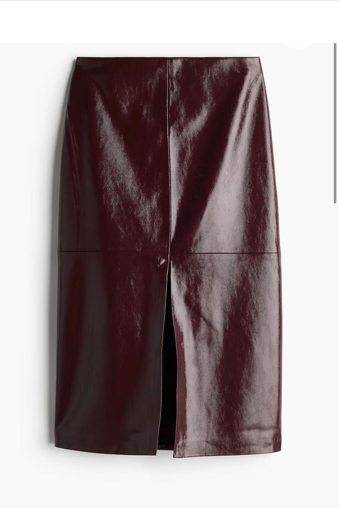 Нова Пола H&M в цвят бургунди