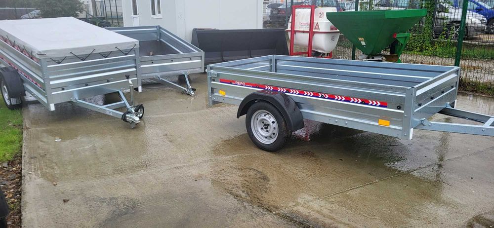 Remorca ATV 750 kg 2.35 x 1.25 m  Asiguram Transport - PLATA IN RATE !