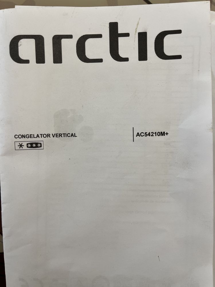 Vand urgent congelator arctic AC54210M+