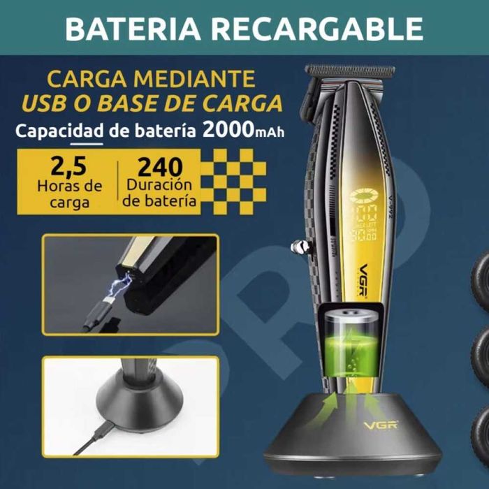 Професионална машинка за подстригване VGR-992 9000RPM