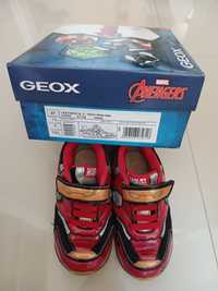 Sneakers Geox J Bayonyc J35FEC 011CE C0048 Black Red Mărimea 27