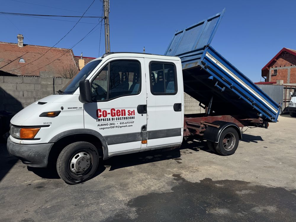 Iveco basculabil 3 parti hodraulic pe cutie originala de fabrica