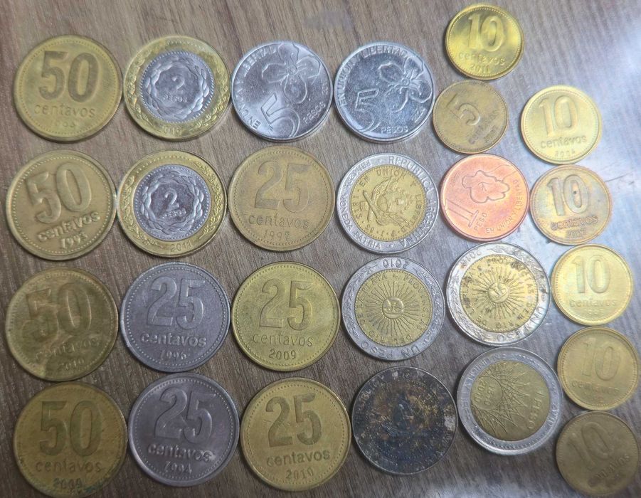 монети Аржентина 26 бр