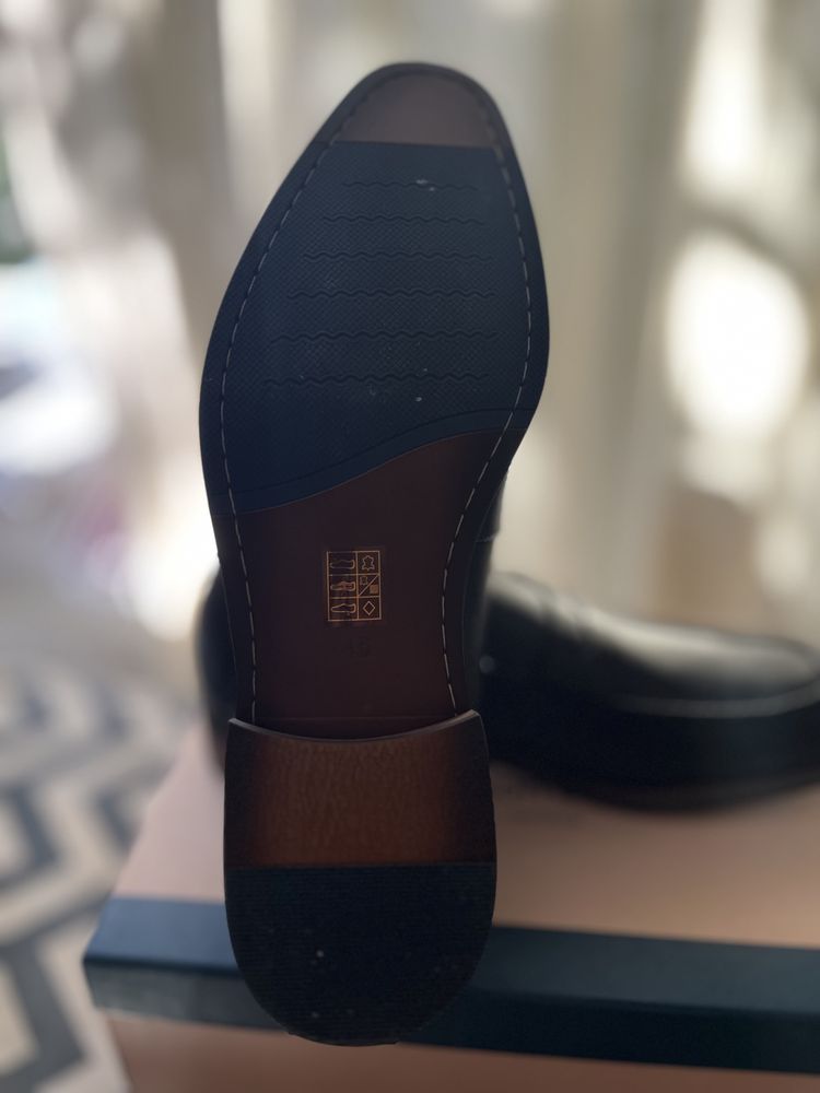 Pantofi eleganti Ashton Aubry, piele, marimea 45, noi