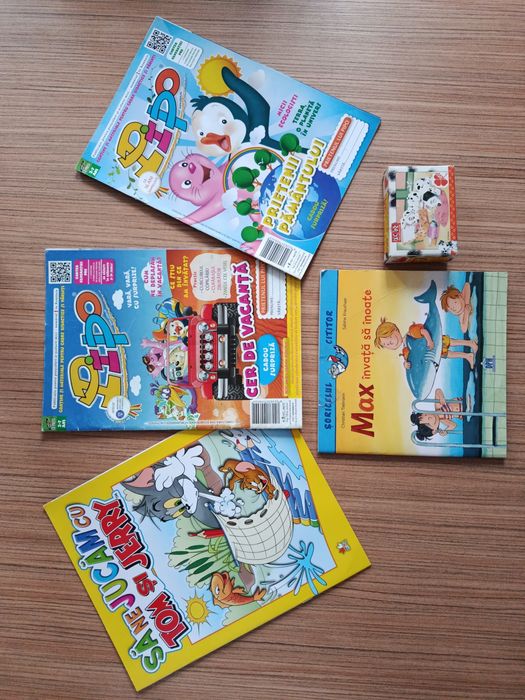 Reviste educative cu activități grădiniță Pipo Rom și Jerry