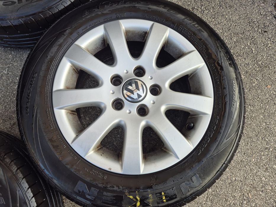 5х112/15 с гуми Фолксваген Ауди Шкода Сеат 5x112/15 VW Skoda Audi Seat