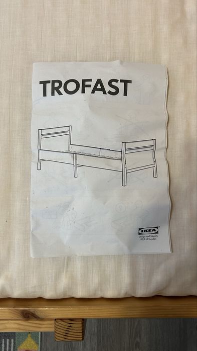 Patut extensibil Trofast Ikea pentru copil