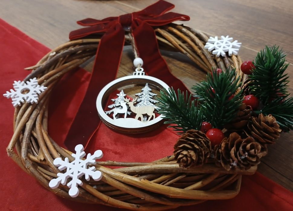 Coronița de Crăciun pt ușă