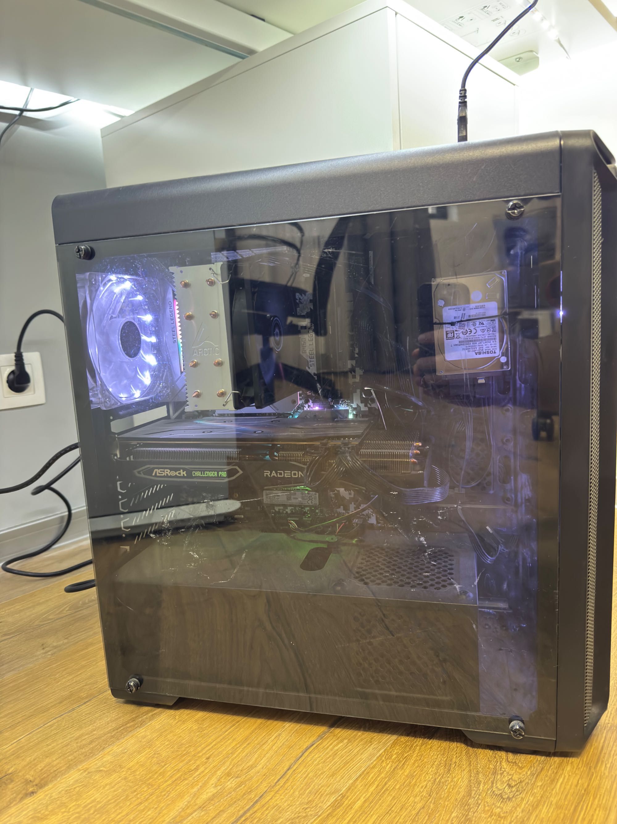 Настолен компютър GPU 6700XT CPU Ryzen 5 3600 4.2GHz