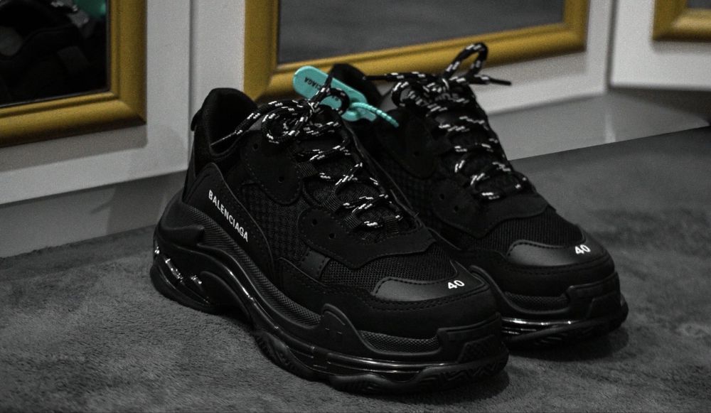 Adidasi Balenciaga Triple S full black