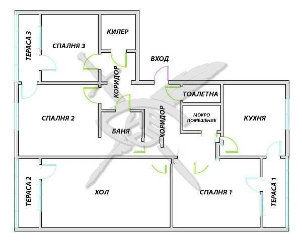 Многостаен апартамент в Меден рудник, зона Б 87186