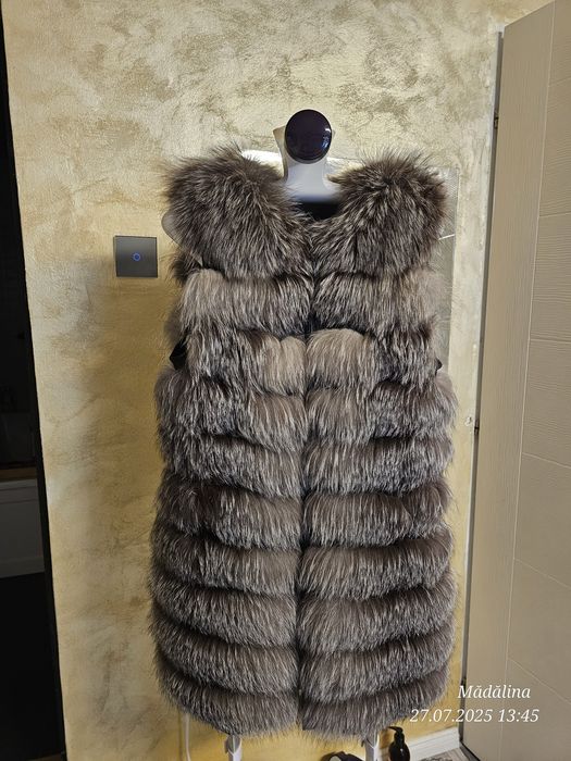 Vând haina blana naturala 6 in 1