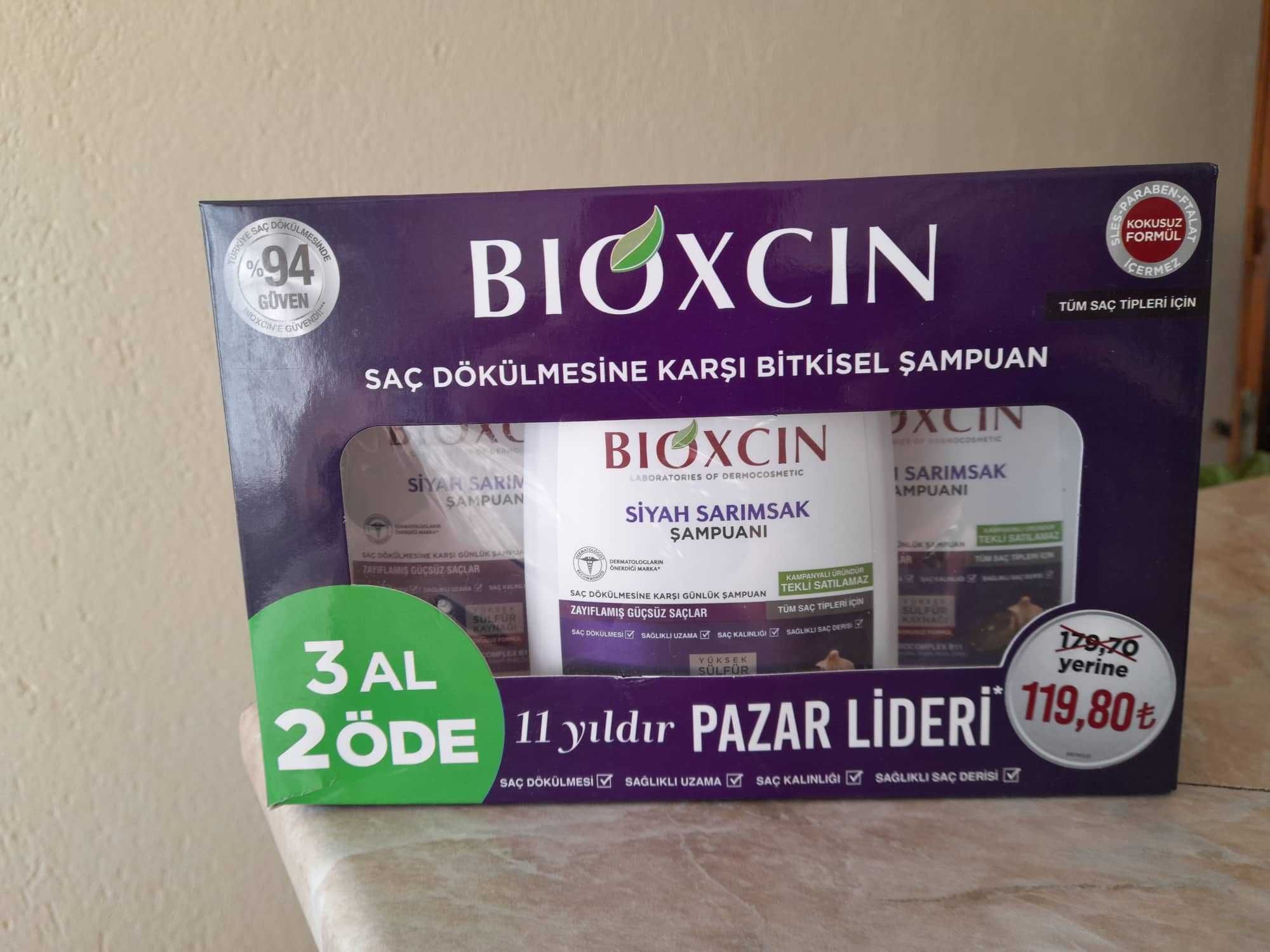 Комплекти Шампоани BIOXCIN  Червен Форте и Черен Чесън Против Косопад