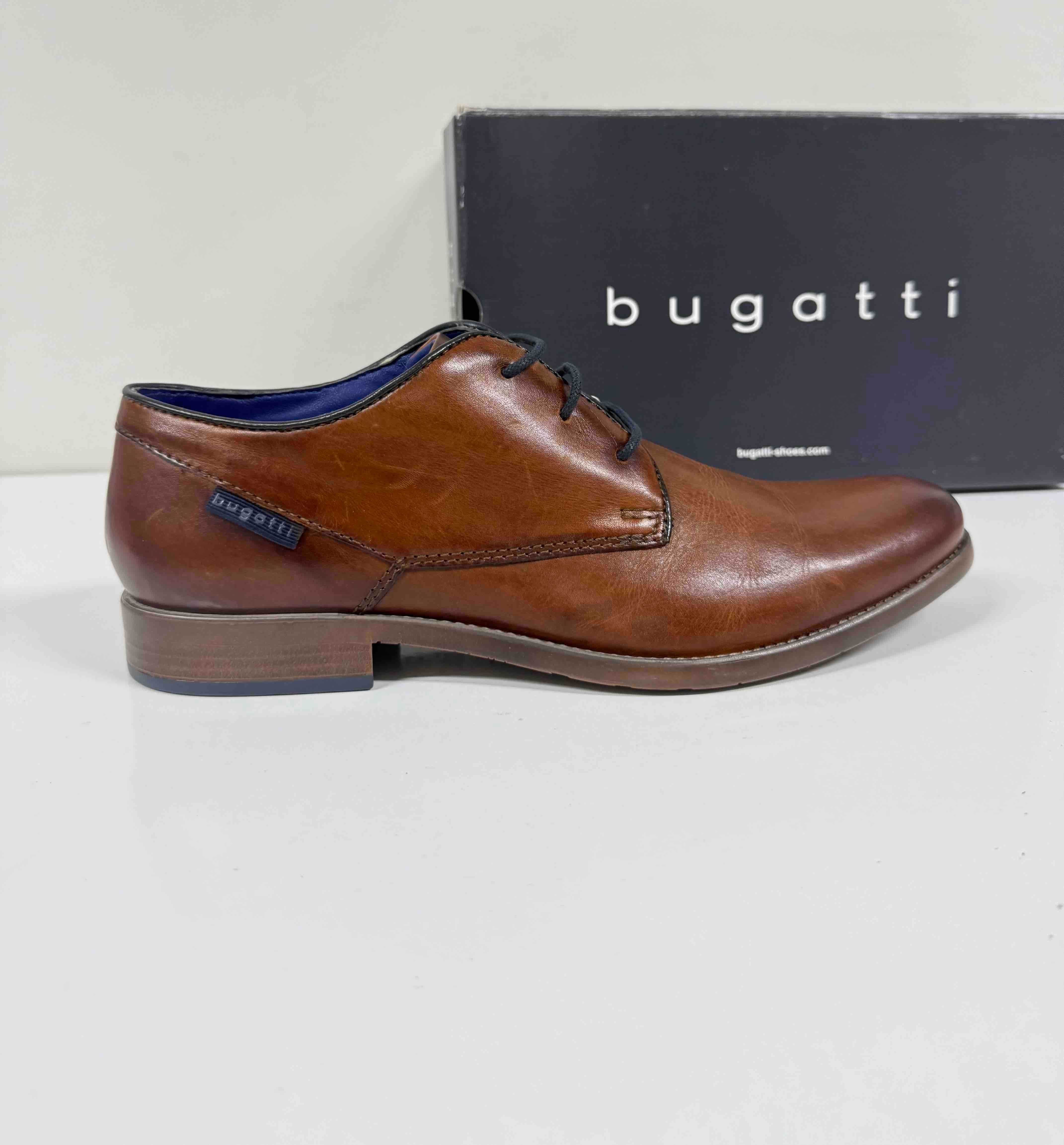 Bugatti men's leather formal