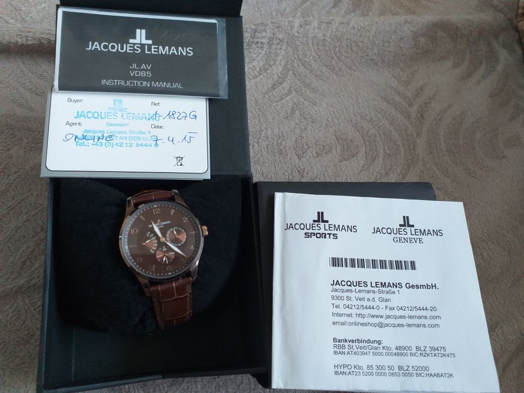 Часовник Jacques Lemans
