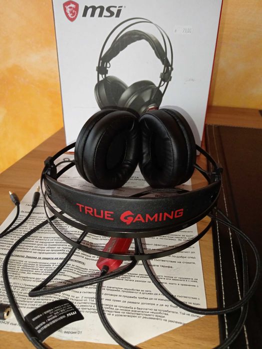 Геймърски слушалки MSI H991, черен - S37-21000A1-V33