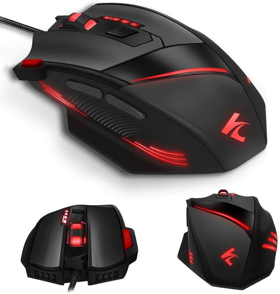 Gaming Mouse Hcman T60, cu fir programabil 7 butoane