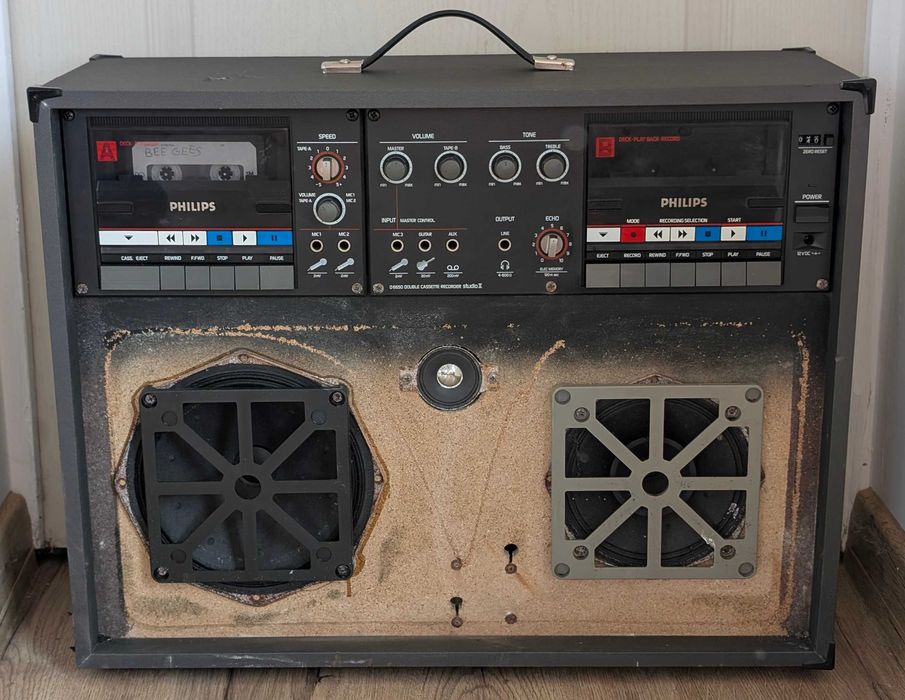 Casetofon PHILIPS D6650/30 vintage din 1990 de top top