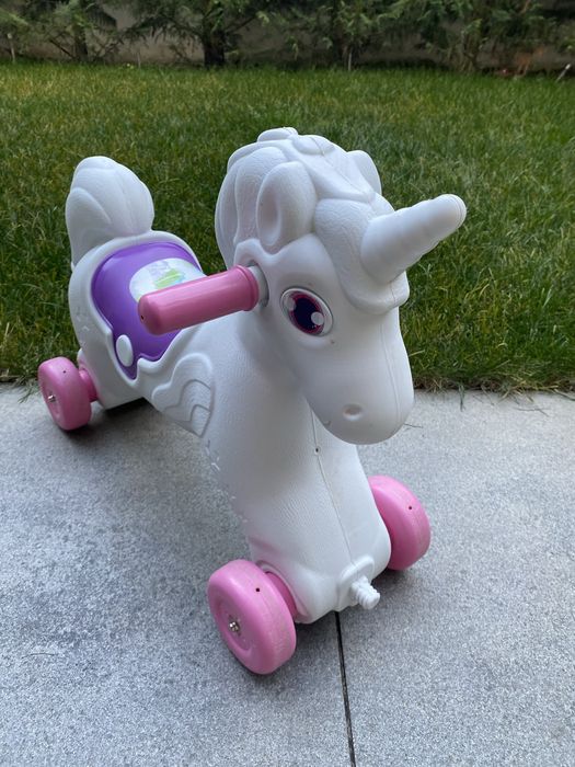 Unicorn balansoar cu roti, 2 in 1 pt. copii 2-4 ani Ride On