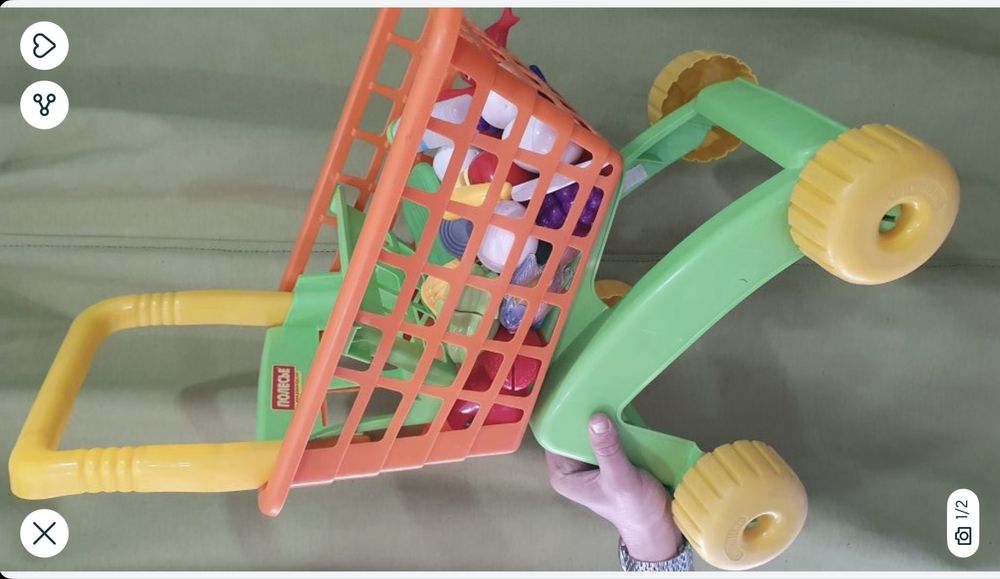 Тележка для пррдуктов детская Полесье