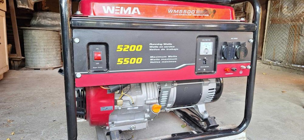 Генератор за ток 5,5 KW , бензинов , четиритактов WEIMA WM 5500