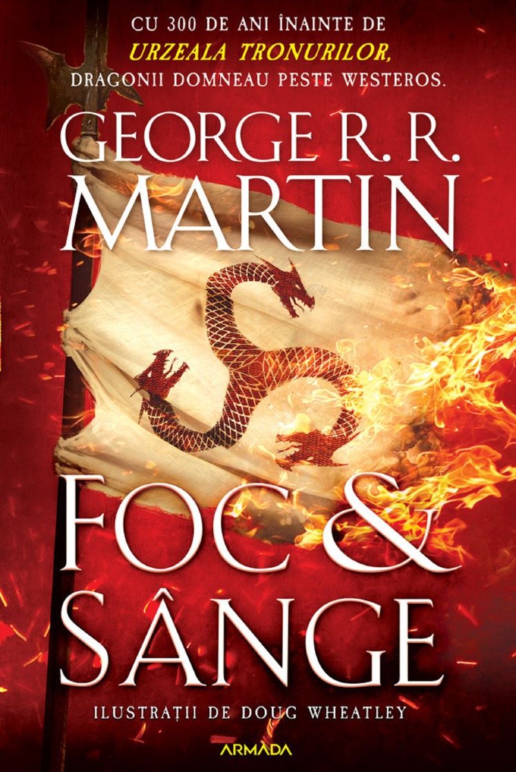 Cărți serie completă Urzeala Tronuror + Foc și Sânge George R R ebook