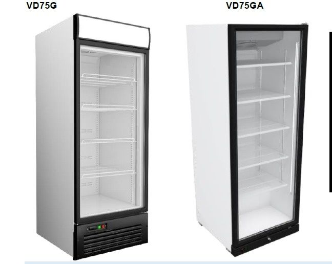 Vitrina frigorifica verticala cu o usa - 500 L NET / Refrigerare