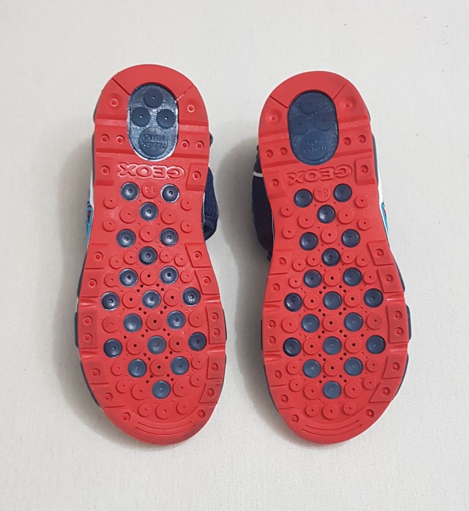 Sandale noi GEOX Respira J S.Android Bleumarin, piele naturală, Nr. 34