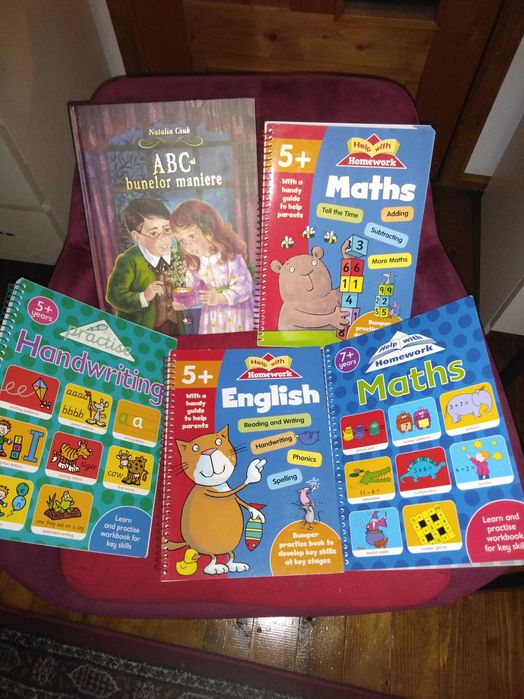 Carti,ghiozdane cu personaje magice si sclipiri din stele - 5-12 ani