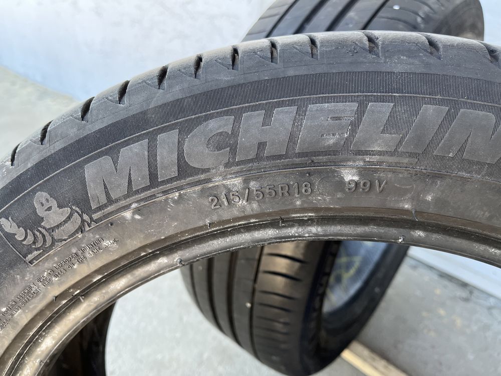 2 бр. летни гуми 215/55/18 Michelin 5,5 mm DOT 2617