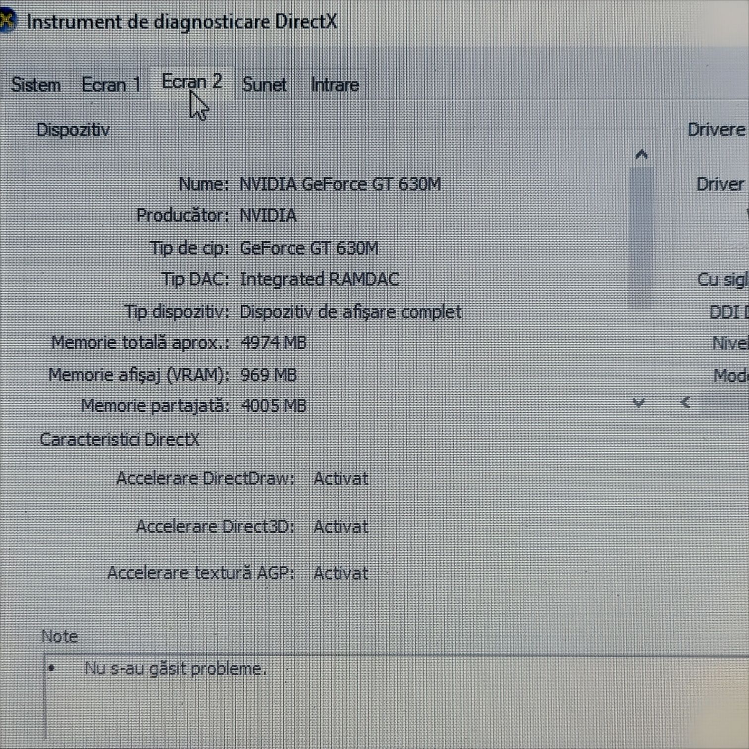 Acer I7, Video Dedicat