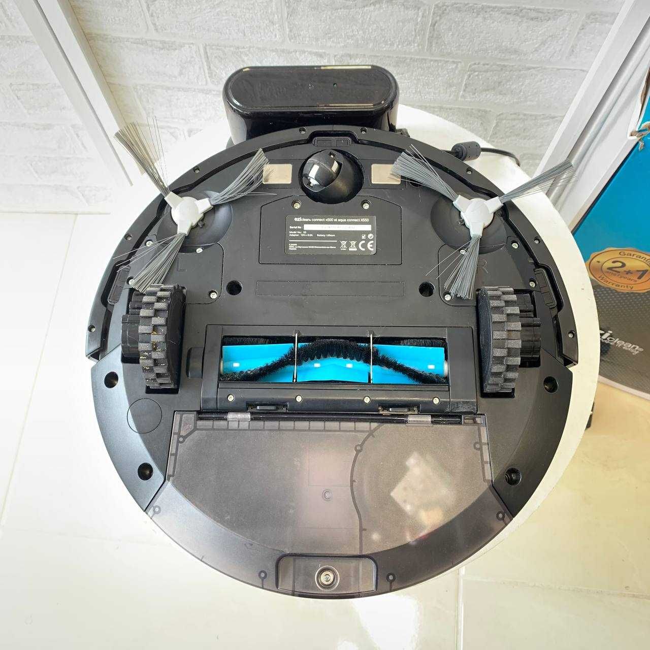 Прахосмукачка робот EZIclean Aqua Connect x550 с моп мокро сухо 2500Pa