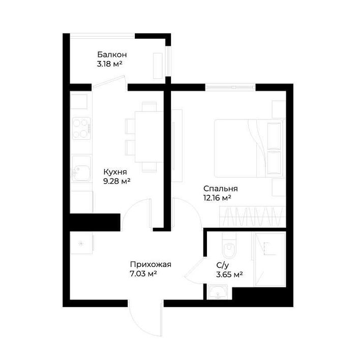 Продается 1 комнатная от Golden House. Ипотека. Яшнабадский район