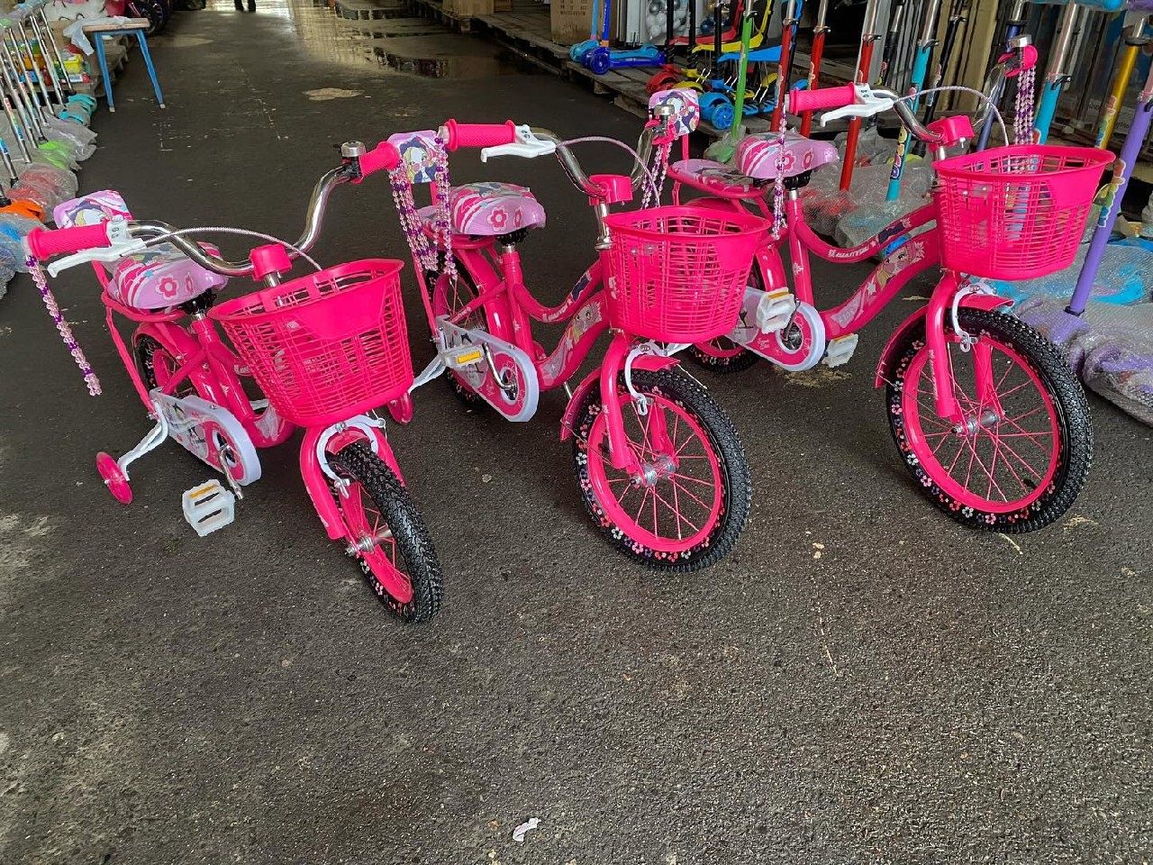 Велосипед двухколёсный для девочек новый (размер разный)