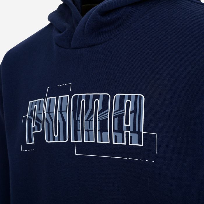 Hanorac cu glugă Print Albastru Copii - produs resigilat Decathlon