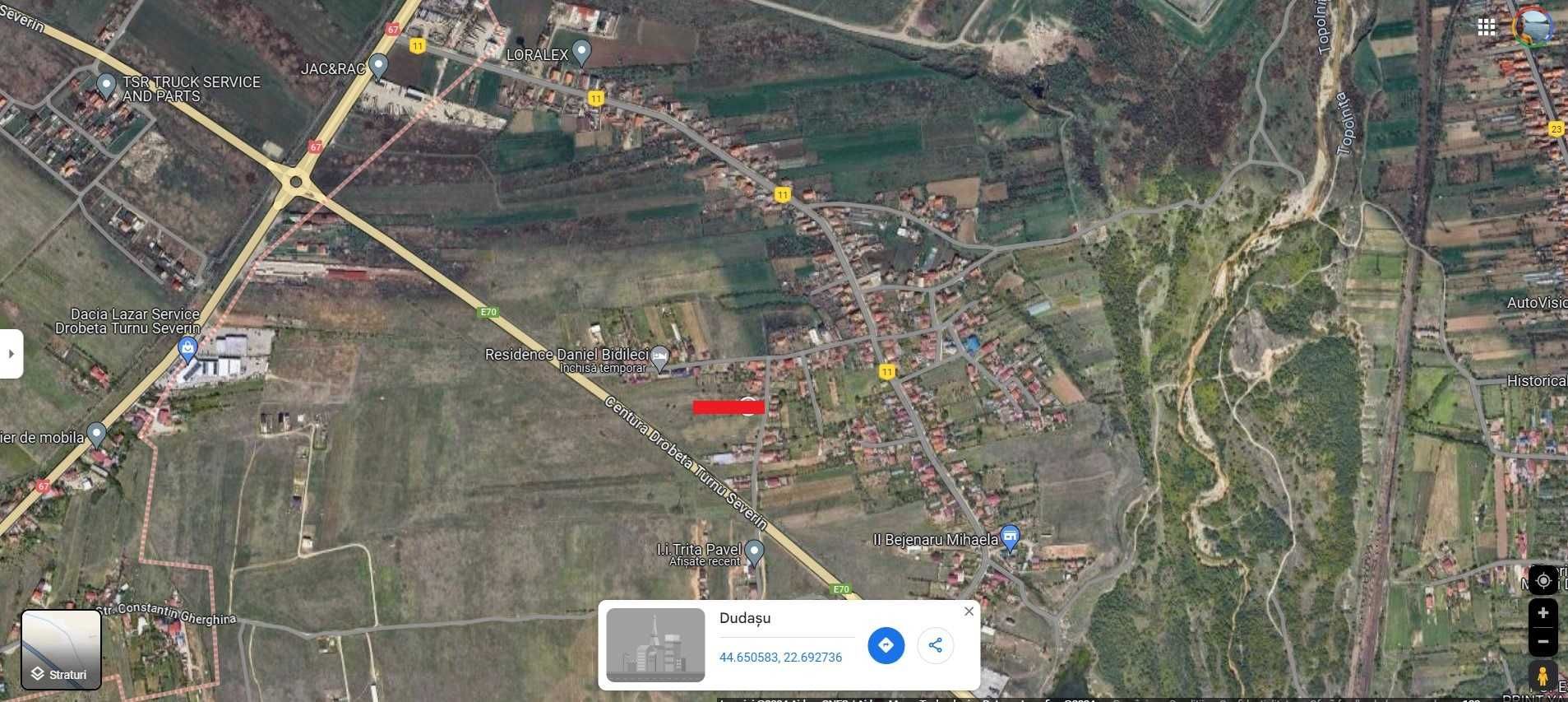 Teren intravilan / extravilan Sat Dudas, comuna Simian