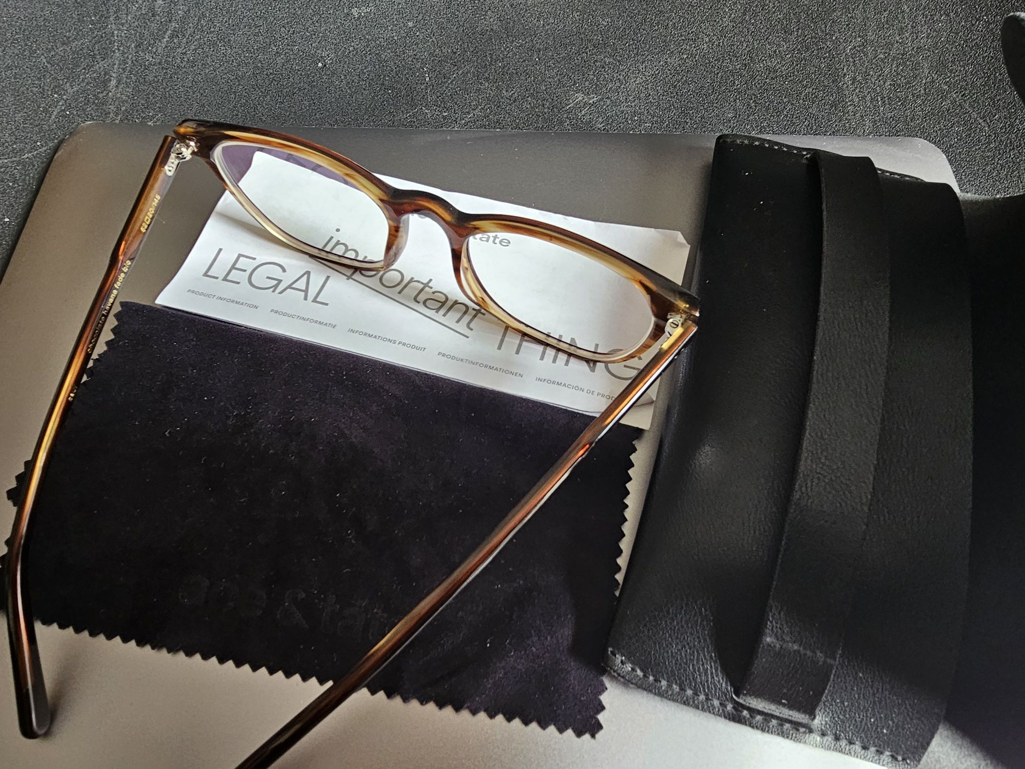 Ochelari vedere Ace&Tate Saul chocolate havana, ca noi, 10/10