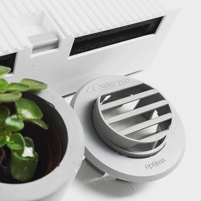 Установка приточных клапан