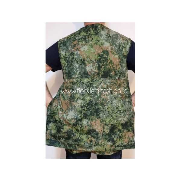 Vesta pentru trufari model camuflaj 1