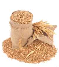 Зерно пшеница в мешках