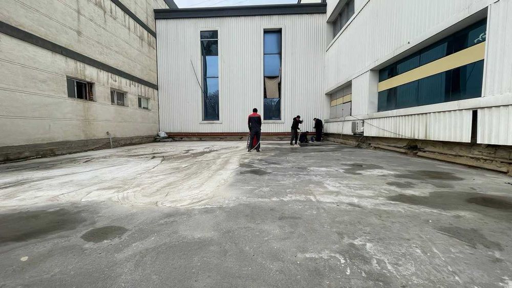 Epoksid va poliuretan sanoat pollari - Topping - Shlifovka - Polimer